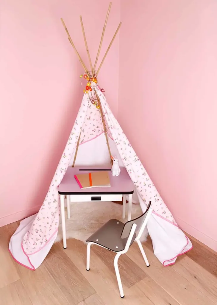 Gambettes Kindertisch/Schreibtisch Regine weiss