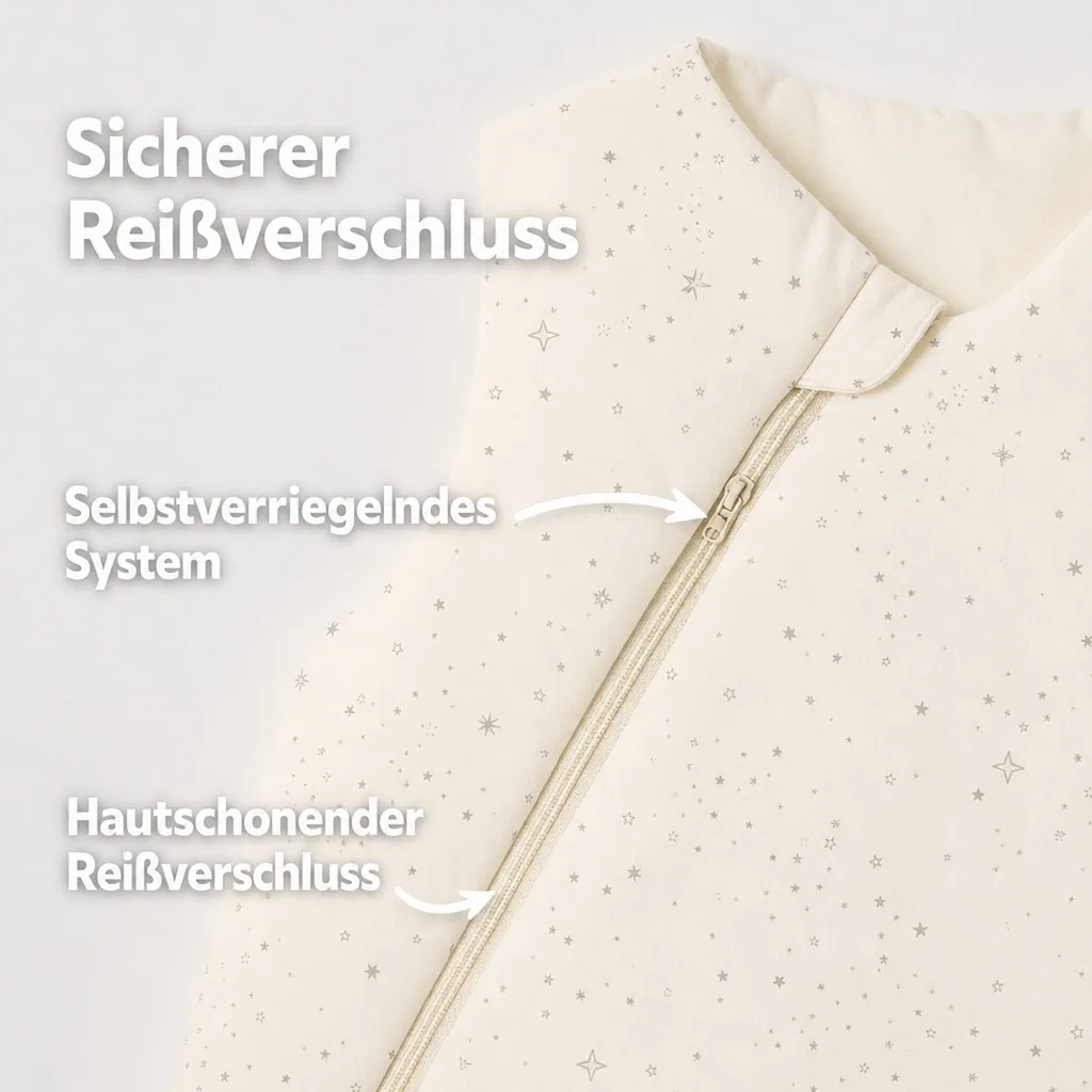 Nobodinoz STORIES Kinderschlafsack, Baby Schlafsack - Cocoon, 0-6 Monate, Farbe: Natürliche Milchstraße