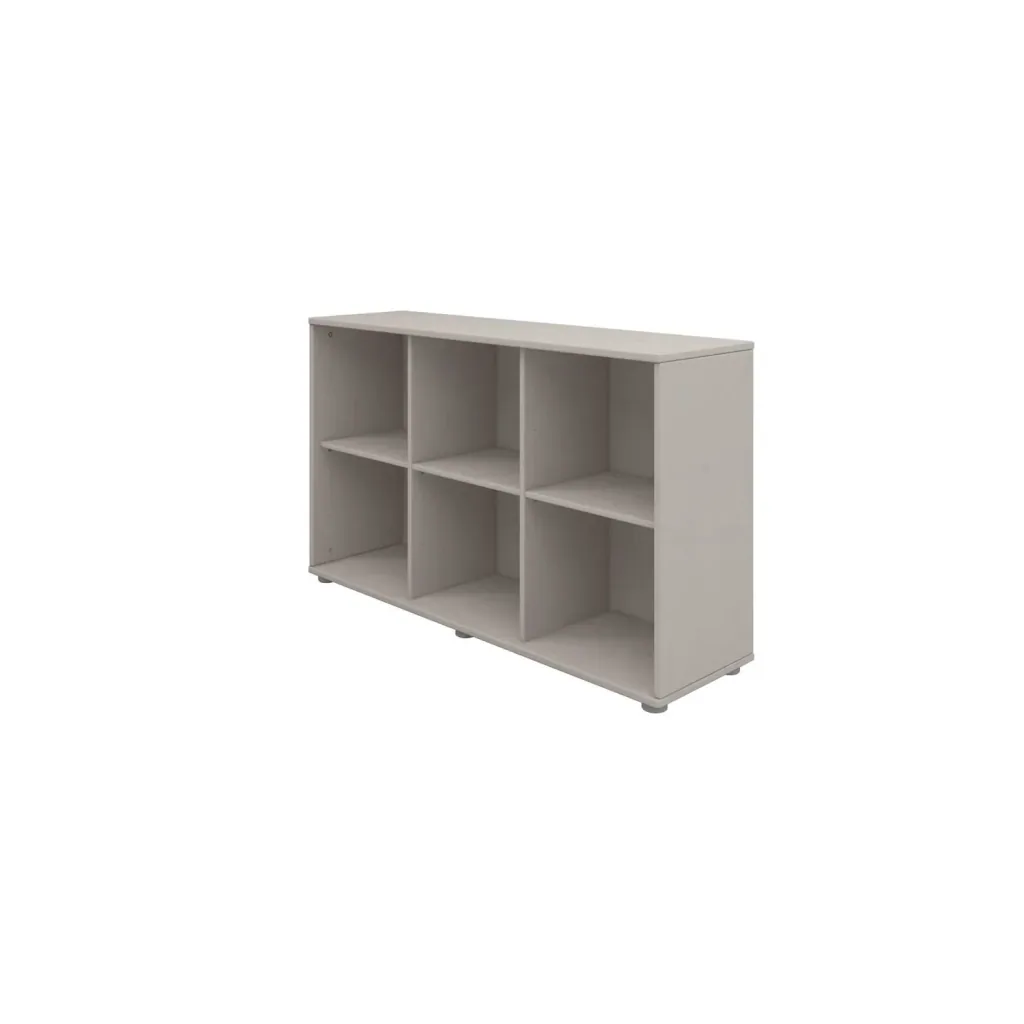 Flexa Bücherregal - Classic, 123,9x74,5 cm, Farbe: Grau gewaschen