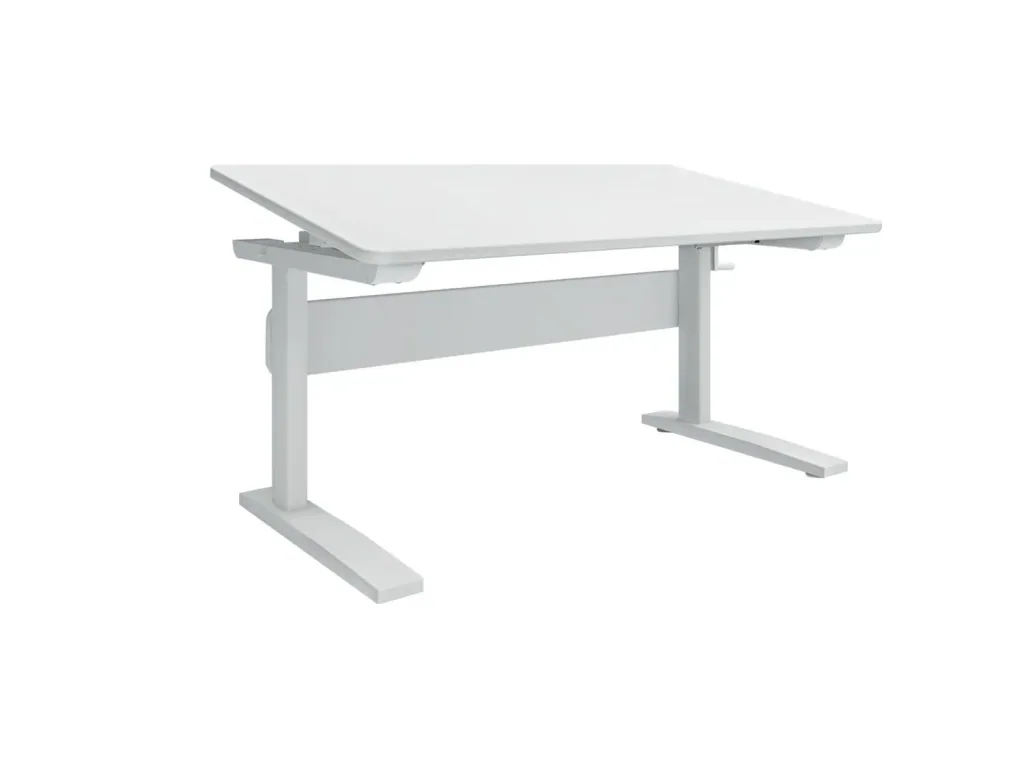 Flexa Schreibtisch - Classic, 54x120 cm, Farbe: Weiß/Weiß
