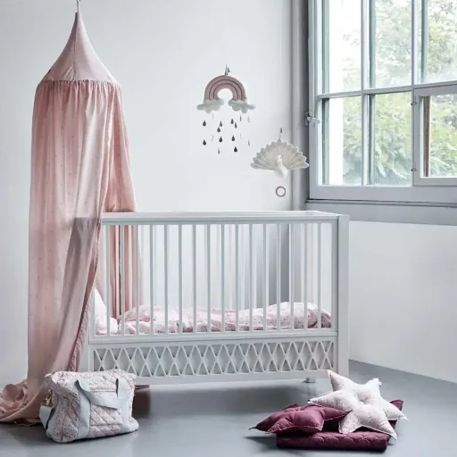 Cam Cam Musik Mobile Pfau creme