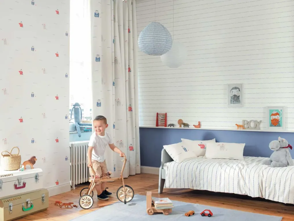 Casadeco My Little World Tapete Seebär grau braun