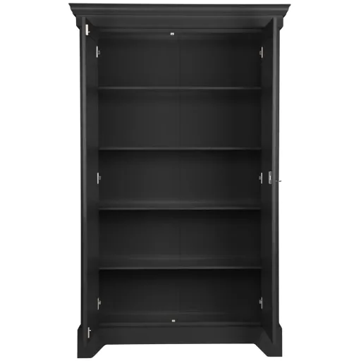 Woood Kleiderschrank Isabel schwarz