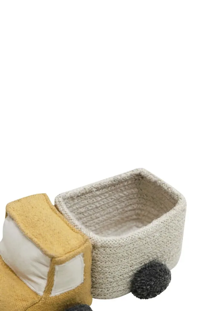 Lorena Canals Mini-Trucks mit Körben, Kuscheltiere