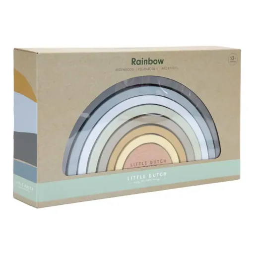 Little Dutch Holz Regenbogen blau
