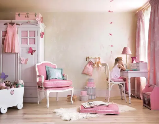 Little Sanderson Abracazoo Motivstoff Ballettschuhe lavendel
