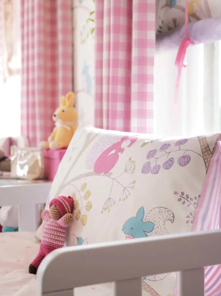 Little Sanderson Abracazoo Motivstoff Baumtiere rot Ingwer