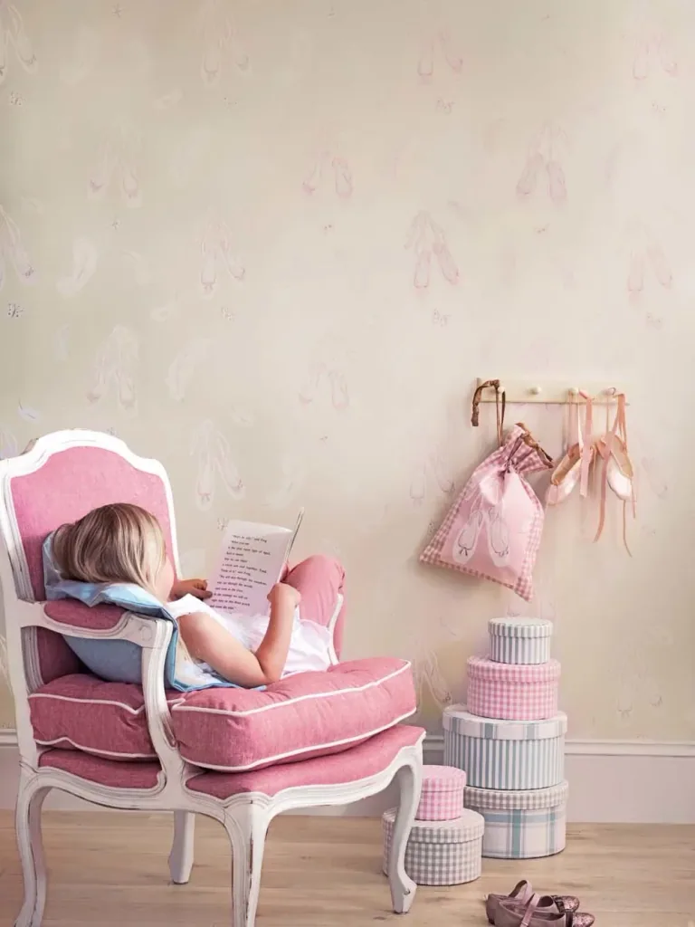 Little Sanderson Abracazoo Tapete Ballettschuhe lavendel