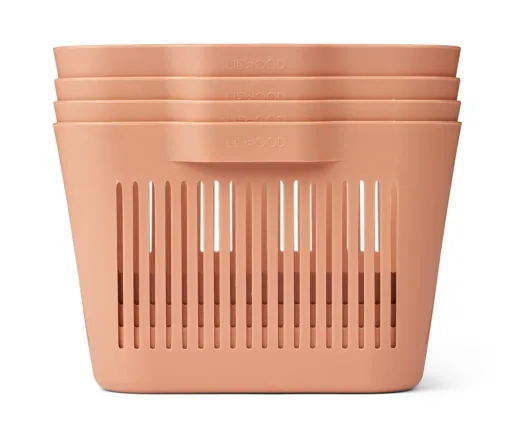 Liewood Korb - Makeeva, S 4-Pack, Farbe: Tuscany rose