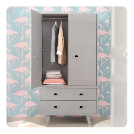 Laurette Schrank Toi et Moi, Farbe: Gris