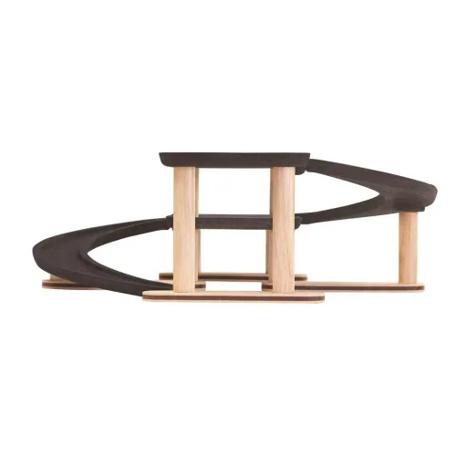 Plan Toys Parkhaus Holz mit schwarz