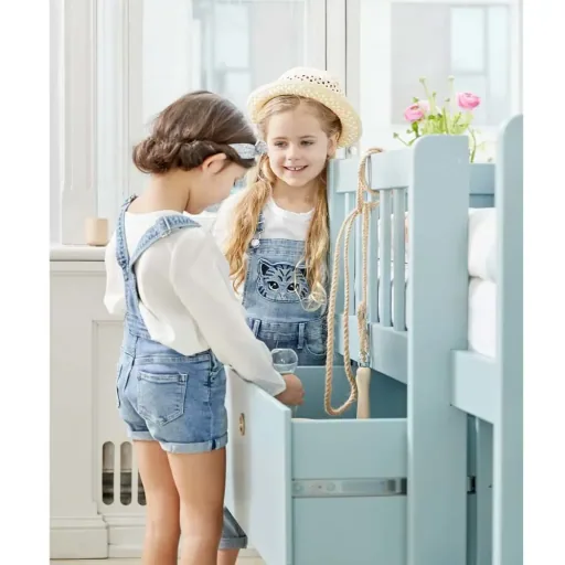 Flexa Schubladenbett "Freja" blau