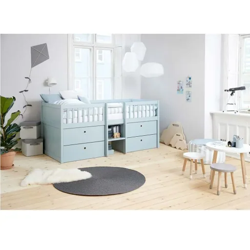 Flexa Schubladenbett "Freja" blau