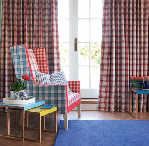 Little Sanderson Abracazoo Karostoff Brighton rot blau