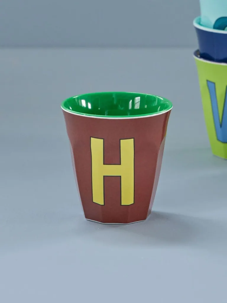 RICE Becher - H, 250 ml, Melamine, Farbe: braun