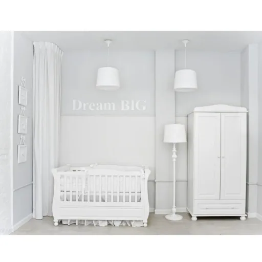 Caramella Babybett "Romantik" 140 x 70 weiss