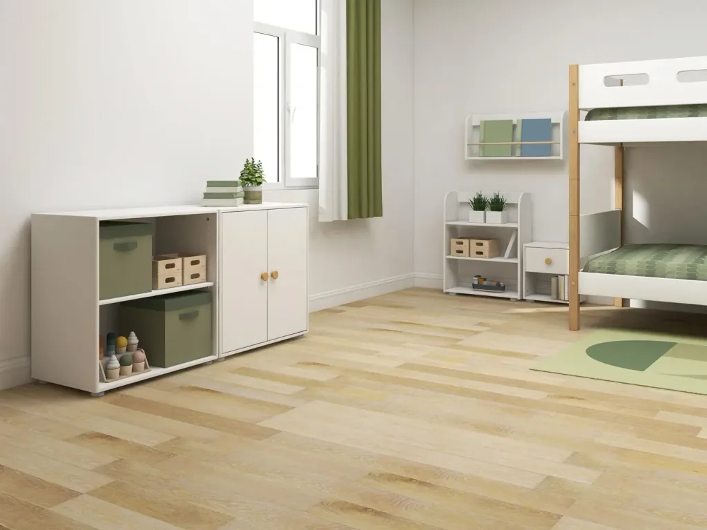 Flexa Kommode - Roomie, mit 1 Schublade, 38,5x41 cm, Farbe: Weiß/Eiche