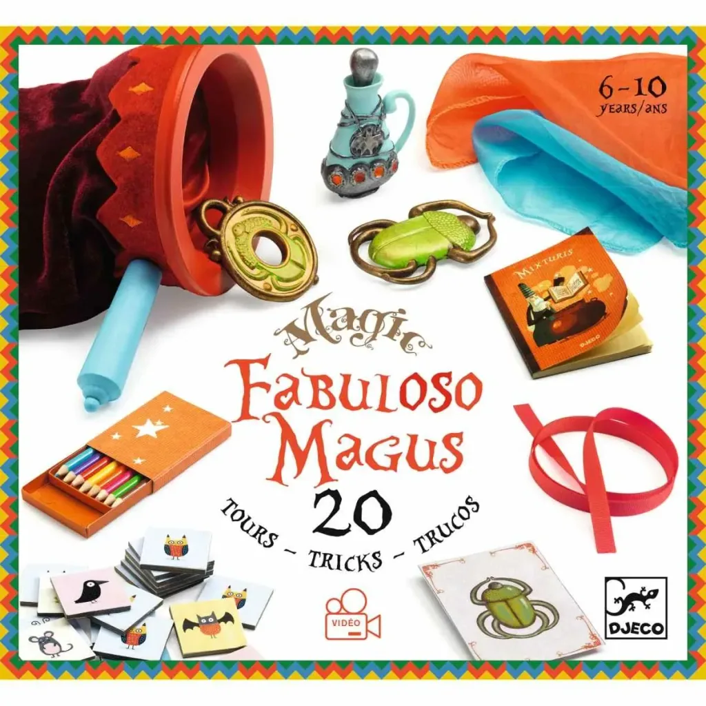 Djeco Brettspiele, Zauberkasten, Zauberset - Zaubertricks: Fabuloso Magus