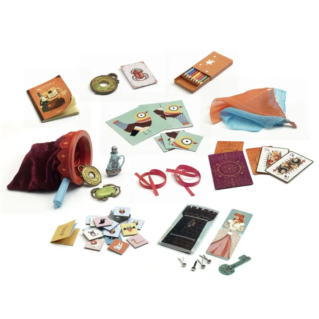 Djeco Brettspiele, Zauberkasten, Zauberset - Zaubertricks: Fabuloso Magus