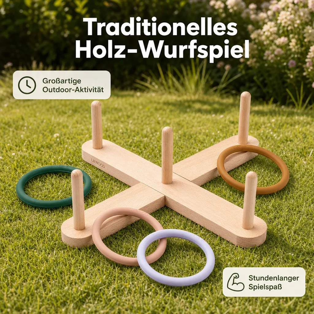 Liewood Ringwurfspiel - Ivan, Farbe: Garden green multi mix