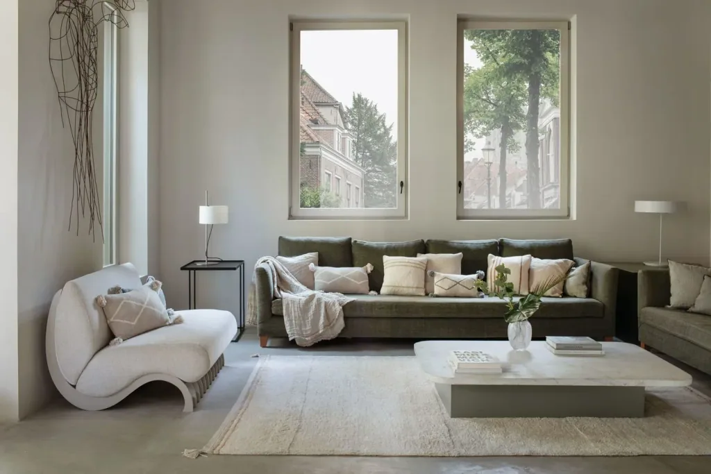 Lorena Canals Waschbarer Teppich - Bloom Natural, Größe: 200 x 300 cm