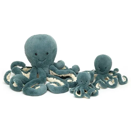 Jellycat Kuscheltier Krake Storm mittel blau