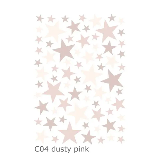 Lilipinso Wandsticker Basics gemischte Sterne, Farbe: deep ocean