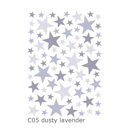 Lilipinso Wandsticker Basics gemischte Sterne, Farbe: deep ocean