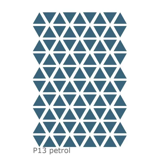 Lilipinso Wandsticker Basics Dreiecke, Farbe: black