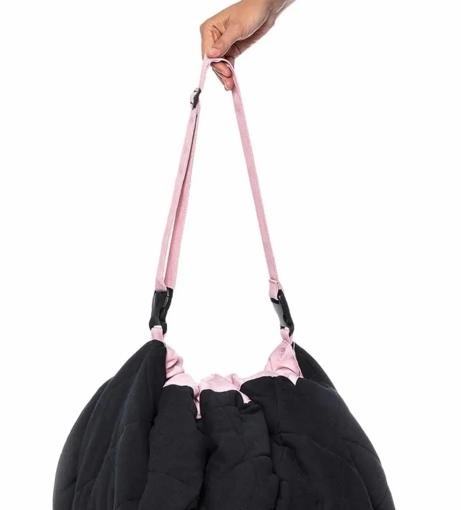 Play&Go Kinderteppich, Spielteppich, Spielmatte - Tasche, Farbe: Blumen