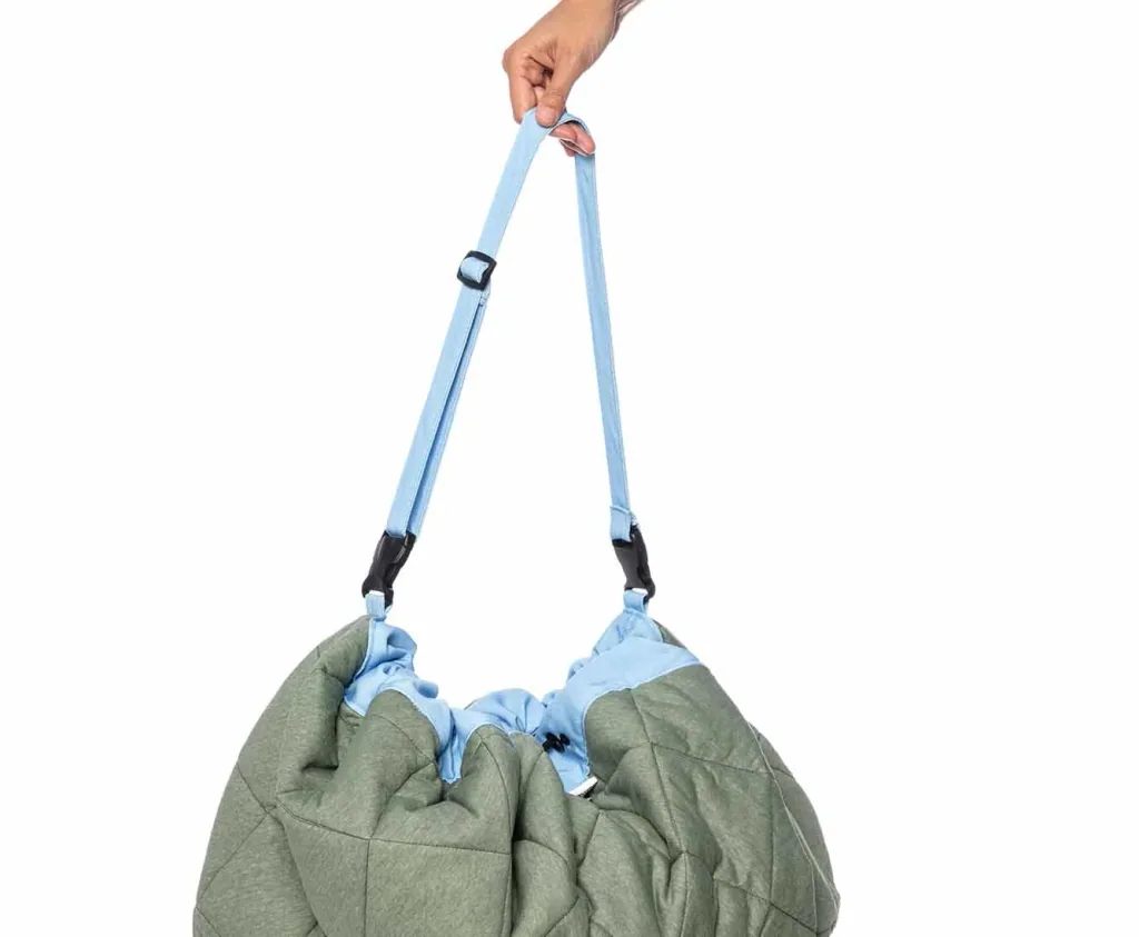 Play&Go Kinderteppich, Spielteppich, Spielmatte - Tasche, Farbe: Ping Pong