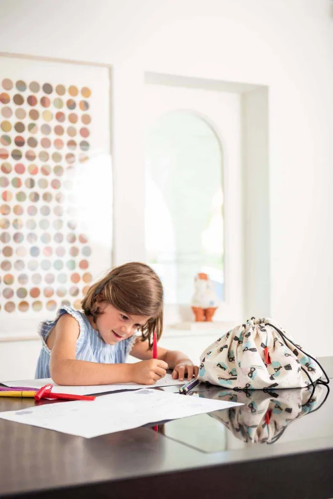 Play&Go Spielzeugsack, Spielzeugkorb, Spielzeug aufbewahrungstasche - Mini, Farbe: Supergirl