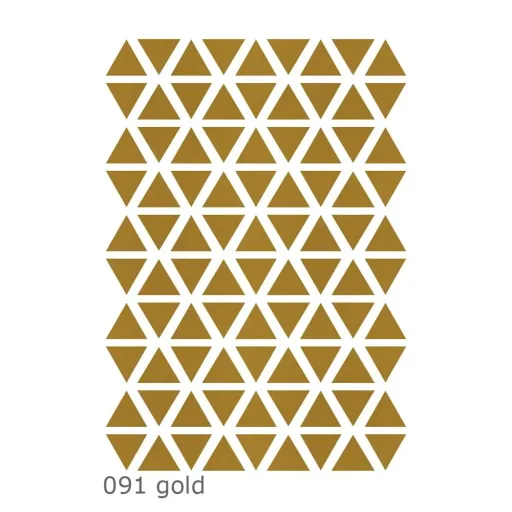 Lilipinso Wandsticker Basics Dreiecke, Farbe: mint