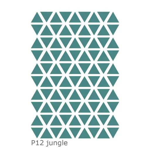 Lilipinso Wandsticker Basics Dreiecke, Farbe: mint