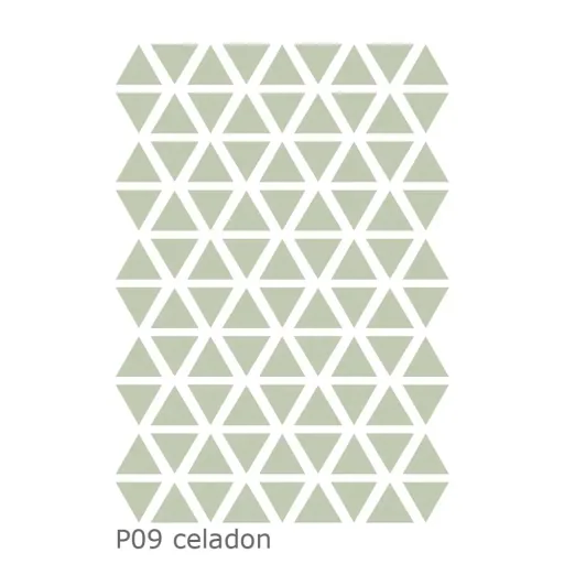 Lilipinso Wandsticker Basics Dreiecke, Farbe: cement