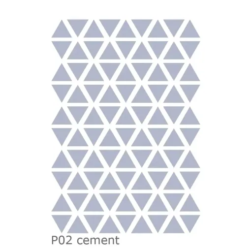 Lilipinso Wandsticker Basics Dreiecke, Farbe: cement