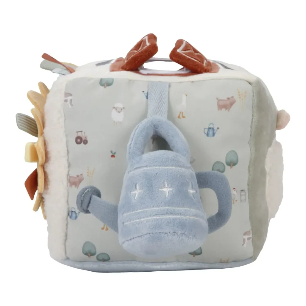 Little Dutch Aktiv Würfel - Soft Little Farm, 14x14x14