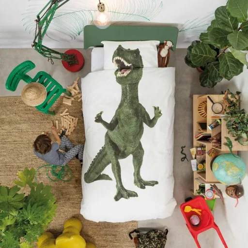 Snurk Bettwäsche Dinosaurier 135 x 200