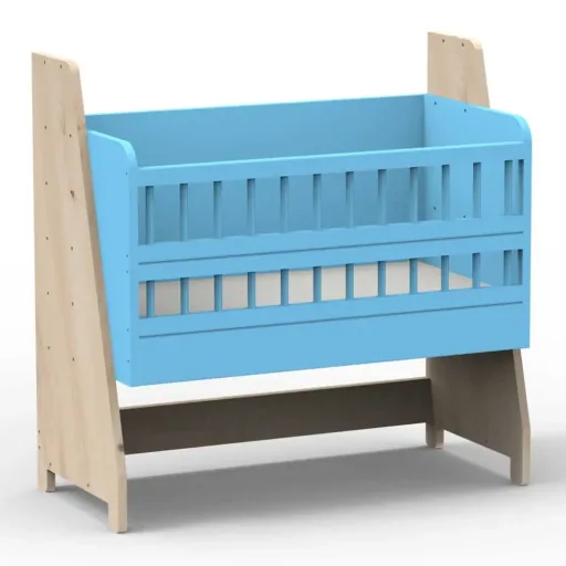 Mathy by Bols "Asymetry" Baby Beistellbett umbaubar zum Schreibtisch