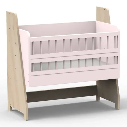 Mathy by Bols "Asymetry" Baby Beistellbett umbaubar zum Schreibtisch