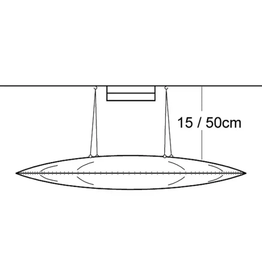 Buokids Deckenlampe Nube klein, Farbe der Naht: gelb