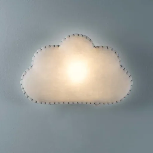 Buokids Softlampe Nachtlicht/Wandlampe Wolke, Farbe der Naht: gelb; Ausführung: Wandlampe