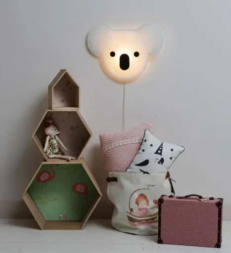 Buokids Soft Wandlampe Koala Bär schwarz