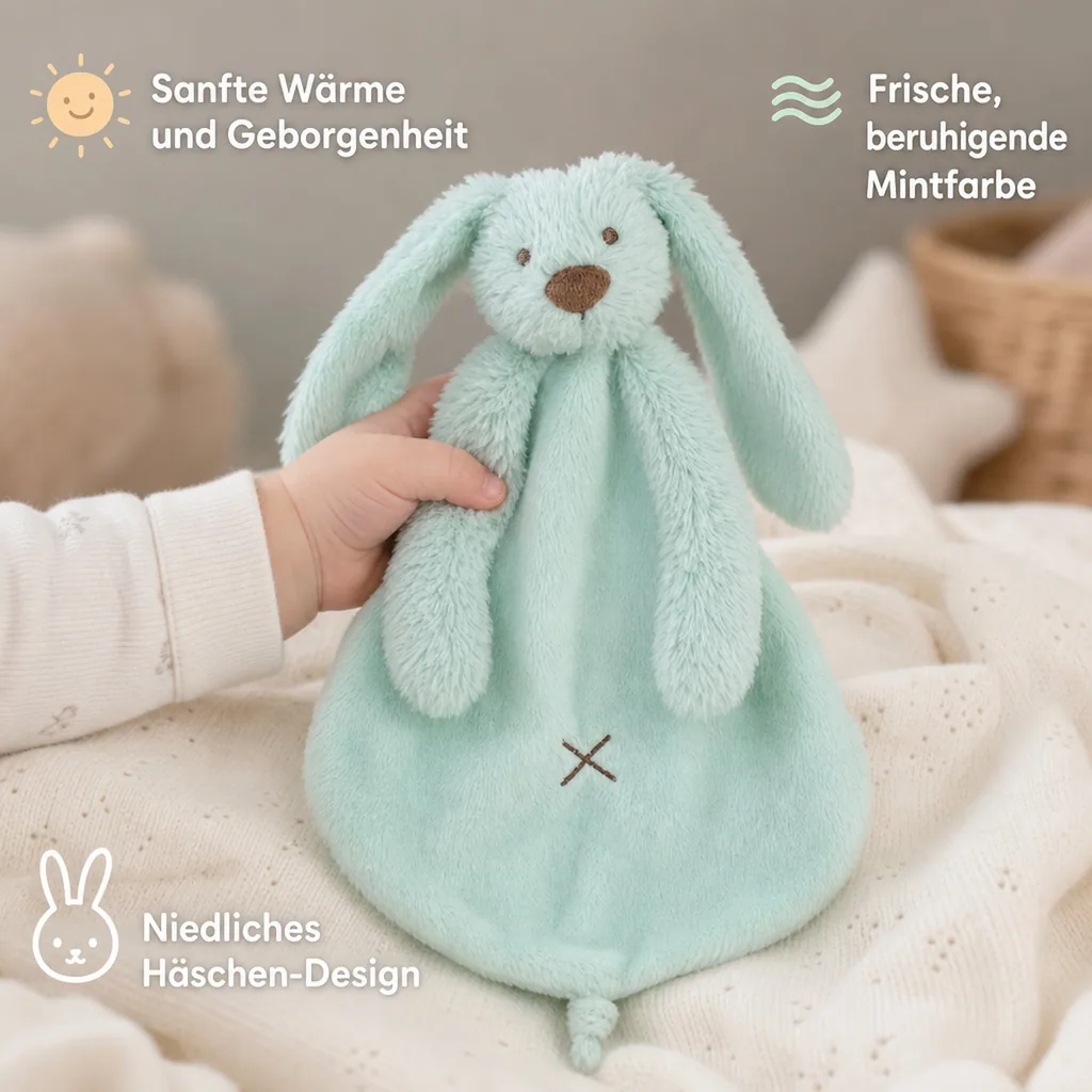 Happy Horse Baby Schmusetuch Hase Richie mint