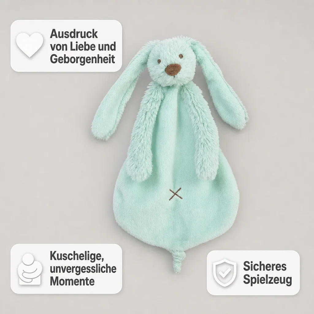 Happy Horse Baby Schmusetuch Hase Richie mint