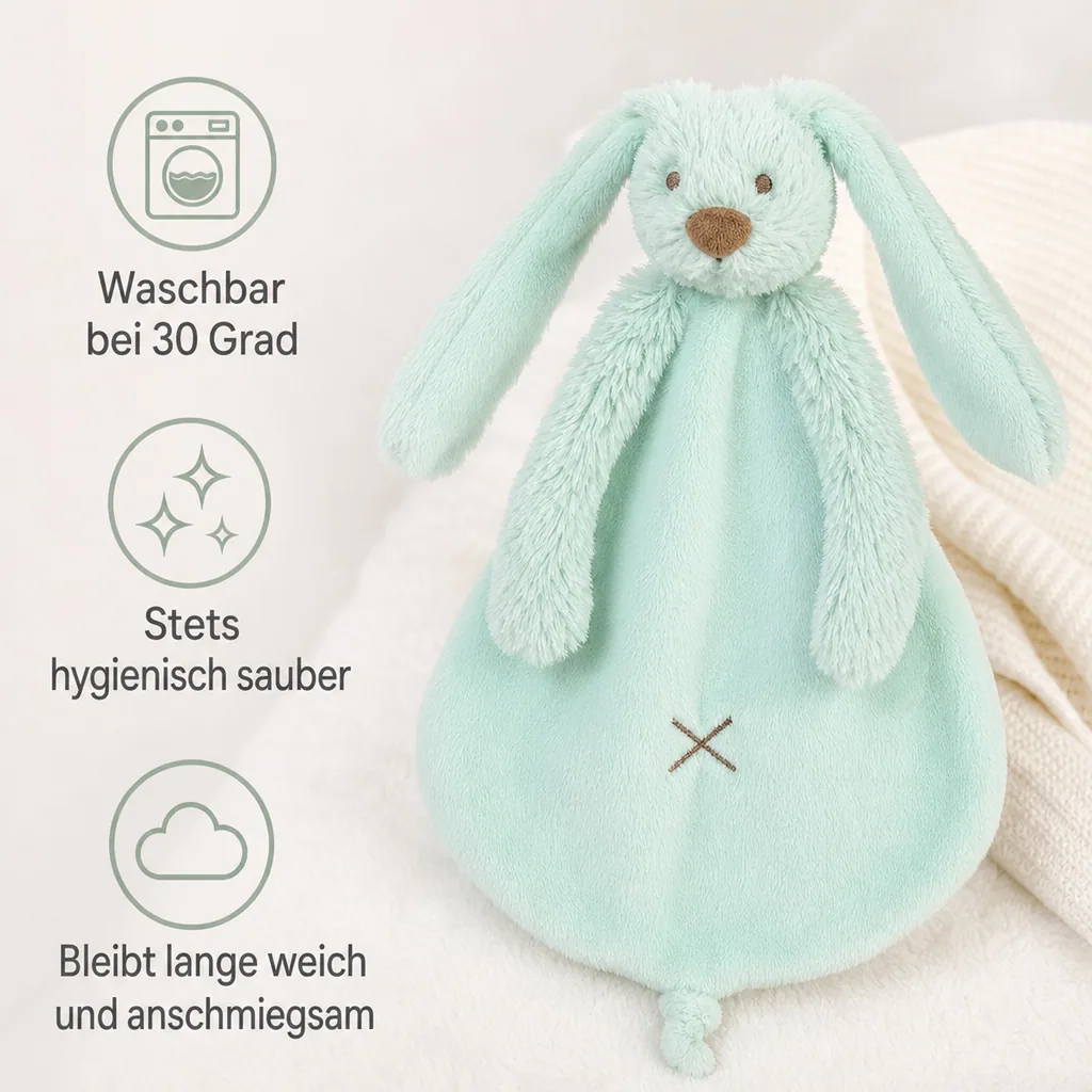 Happy Horse Baby Schmusetuch Hase Richie mint