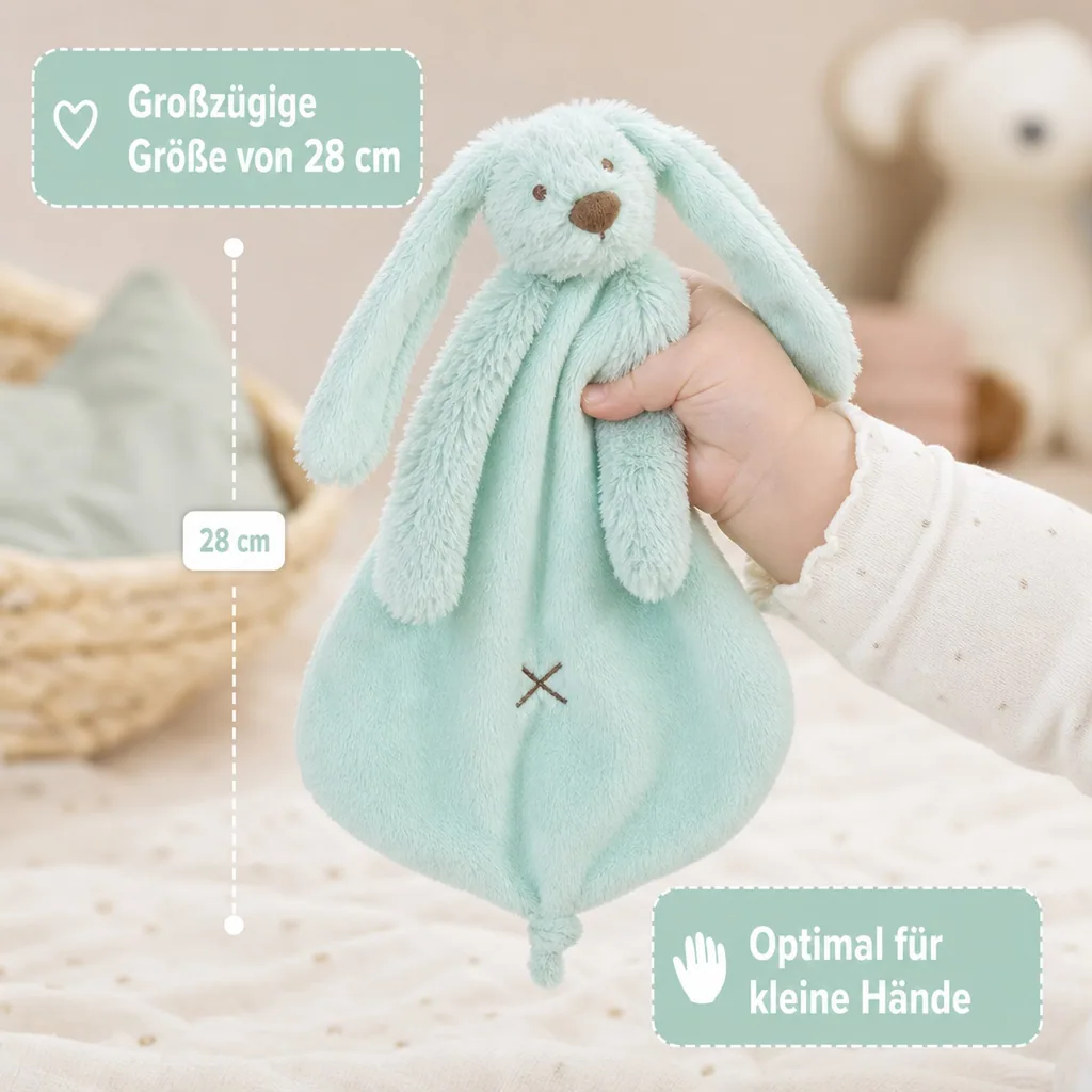 Happy Horse Baby Schmusetuch Hase Richie mint