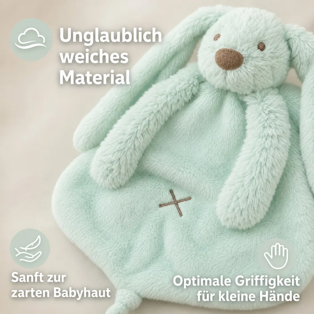 Happy Horse Baby Schmusetuch Hase Richie mint