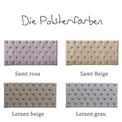 Romina Cleopatra Kinderbett Kopfteil gepolstert 140 cm