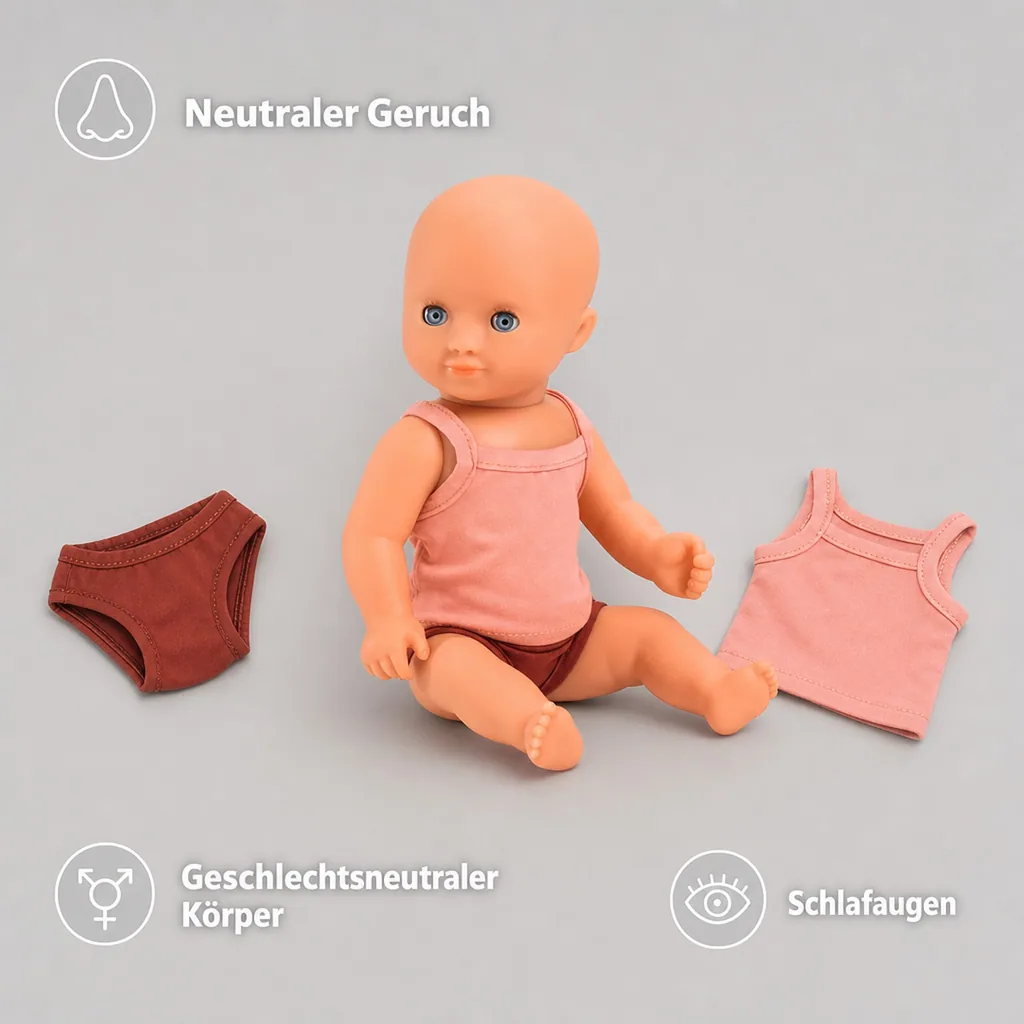 Djeco Kinderspielzeug, Badepuppe - Prune